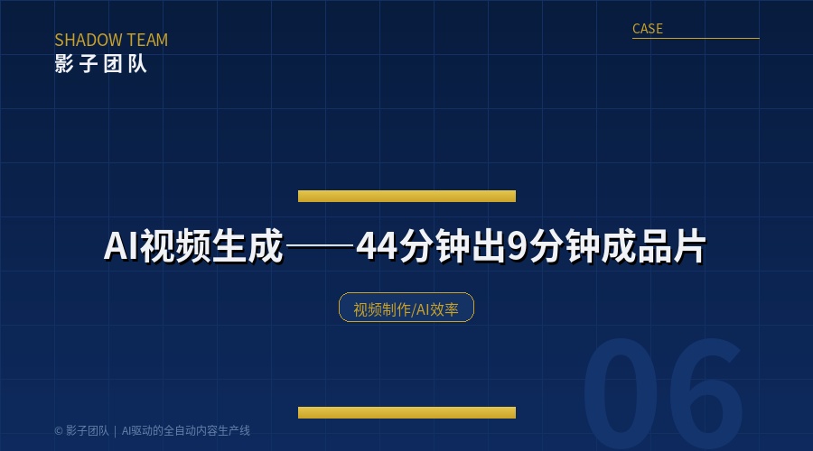 AI全流程视频生成